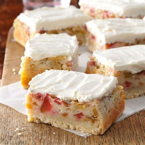 Rhubarb Custard Bars | Recipe | Rhubarb recipes, Rhubarb and custard, Rhubarb custard bars