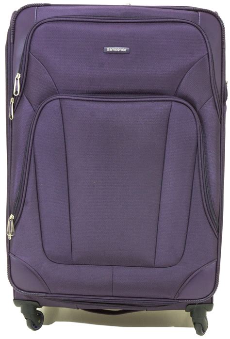 Samsonite Dakar-Lite Softside Lightweight 28" Spinner, Purple, — Goisco.com