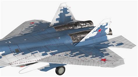 Su 57 stealth jet fighter 3D model - TurboSquid 1620879