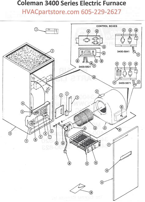 3400-815 Coleman Electric Furnace Parts – HVACpartstore