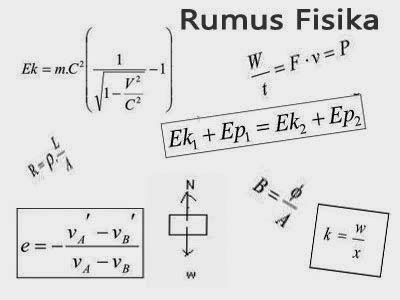 Kumpulan Rumus Fisika Lengkap