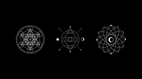 #geometry sacred geometry #minimalism #Moon #eclipse #8K #wallpaper # ...