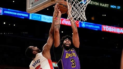 AD leads Lakers past Pistons for second straight win