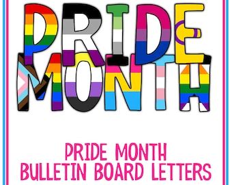 Pride Month Posters, LGBT History Month Bulletin Board Display, 44 ...