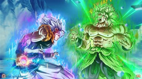 Gogeta Vs Broly Wallpaper 4K