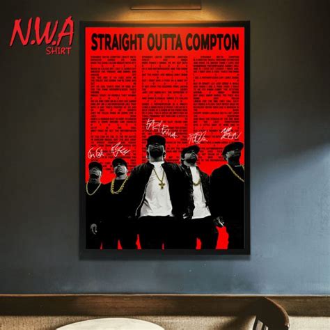 NWA Member Albums Poster Canvas - NWA Shirt