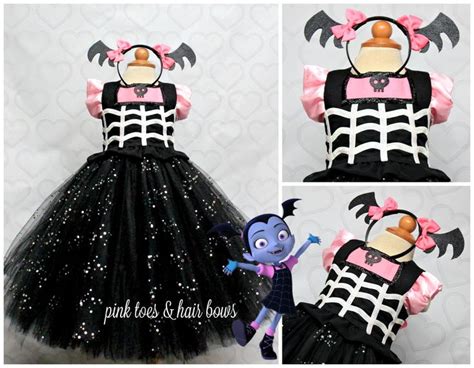 Vampirina dress-Vampirina costume- Halloween costume-Vampirina tutu-Vampirina tutu dress | Traje ...