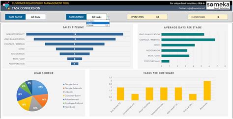 CRM Excel Template Customer Relationship Management Database - Etsy