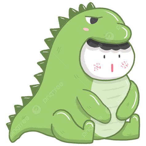 Godzilla Cartoon Clipart Hd PNG, Cartoon Cute Animal Godzilla Character Avatar, Cute Character ...