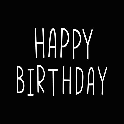 Birthday Black And White Images | Free Vectors, PNGs, Mockups ...