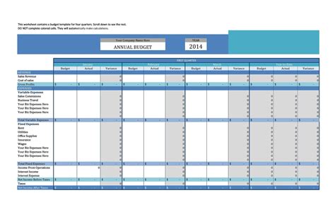 37 Handy Business Budget Templates (Excel, Google Sheets) ᐅ TemplateLab