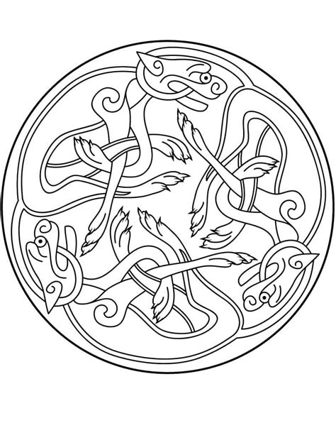 Celtic Tree of Life Coloring Page - Free Printable Coloring Pages for Kids