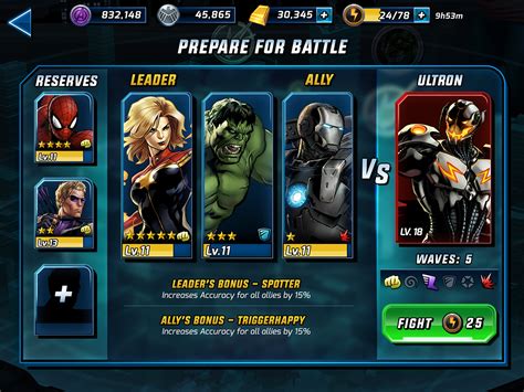 Marvel Avenger's Alliance 2 UI/UX :: Behance