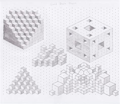 Isometric grid design example | Isometric Grid Art | Pinterest