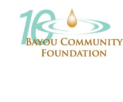 Bayou Community Foundation 10 Year Anniversary Logo – Alayna Yarwood