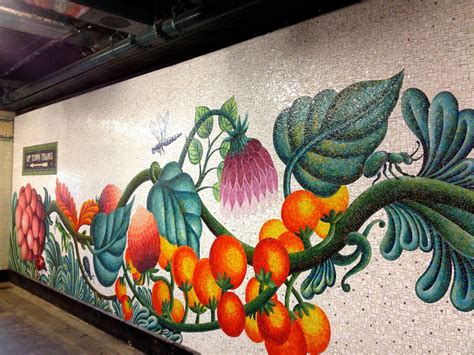 20 NYC subway stations with show-stopping tile art | Nyc subway art, Mural art, Mosaic art