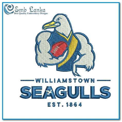 Williamstown Football Club Logo Embroidery Design - Emblanka