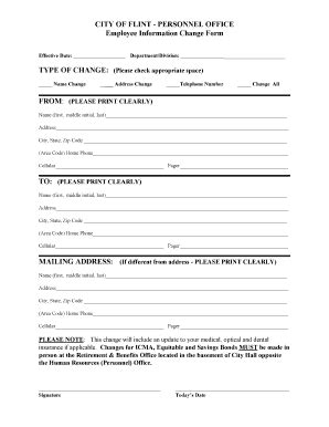 10 Payroll Change Form Template - Template Guru