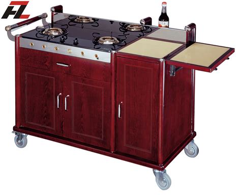 China hotel supplies manufacturer: Mobile Kitchen Cart Island with Air ...