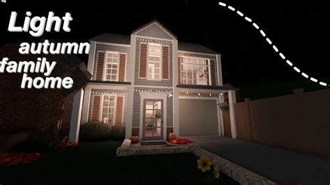 |BLOXBURG Light autumn family home🍁🥧🍂 - YouTube