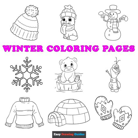 Free Printable Winter Coloring Pages for Kids