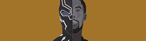 3840x1080 Resolution Black Panther Chadwick Boseman Movie Minimalism 3840x1080 Resolution ...