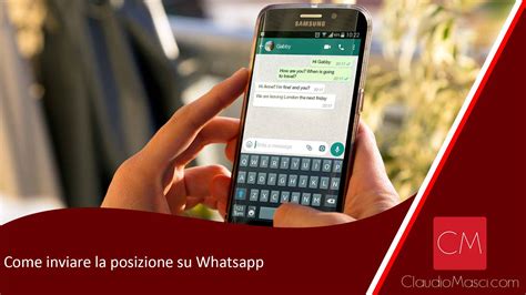 Inviare la propria posizione ad un contatto su Whatsapp (Whatsapp)