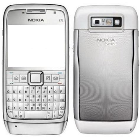 Nokia E71 Housing Panel With Keypad Replacement White - Cellspare