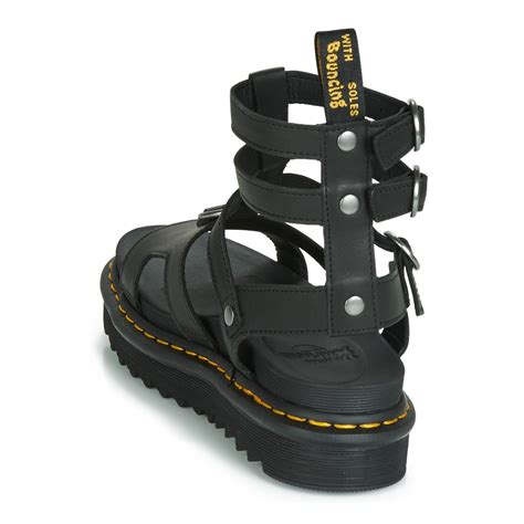 Dr. Martens Leather Adaira Women's Sandals In Black - Lyst