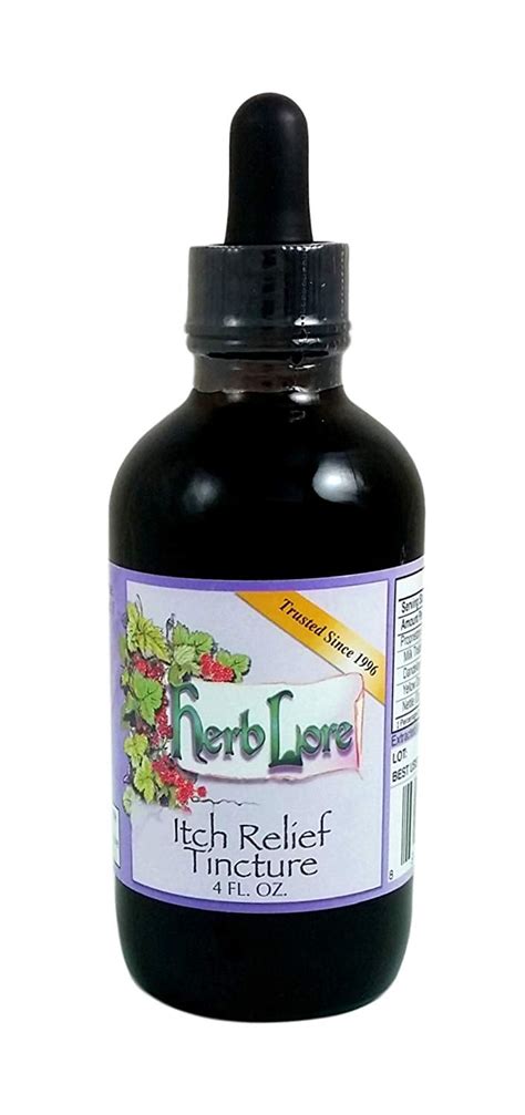 Herb Lore Organic Itch Relief Tincture - 4 oz - Itch Relief for PUPPP Pregnancy Rash and Itchy ...