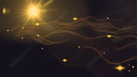 Business Lightsensitive Technology Particle Yellow Abstract Powerpoint Background For Free ...