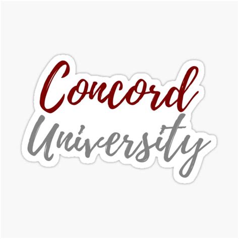 Concord University Stickers | Redbubble