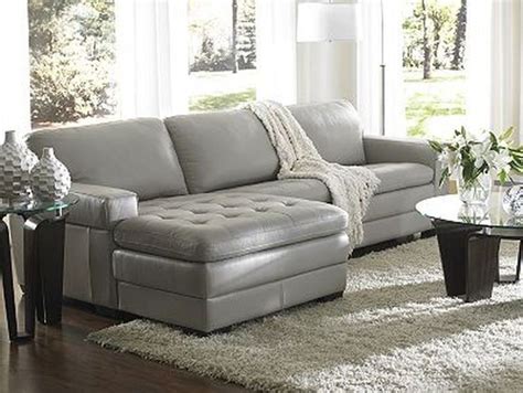 25 Stylish Light Gray Leather Sofa Ideas You'll Love | Leather sofa ...