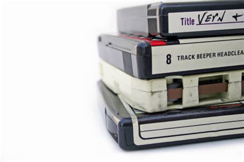 Eight Track Tapes Stock Photo - Download Image Now - iStock