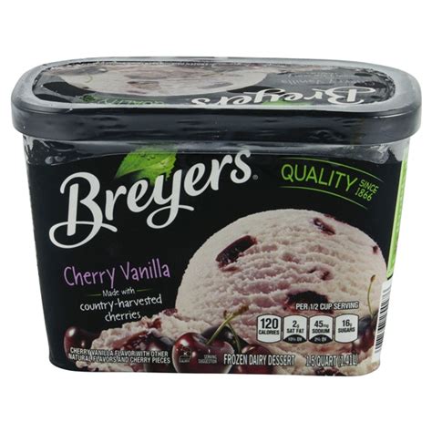 Breyers Cherry Vanilla Ice Cream 1.5 qt Ice Cream | Meijer Grocery ...