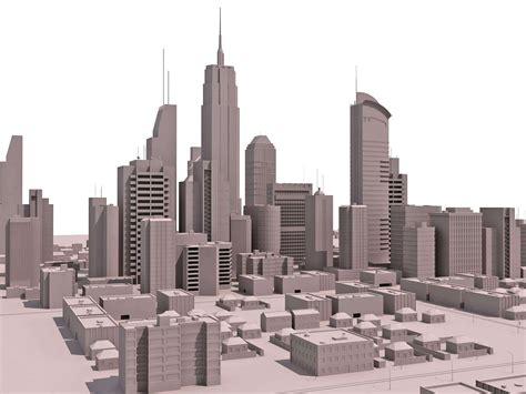 Modern City - 3D Model by 3D Horse