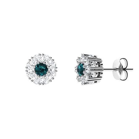 Blue Diamond Earrings For Women | Earrings | Diamondere (Natural ...