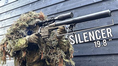 Russia's Quietest Sniper Rifle has the World's LARGEST Silencer - YouTube