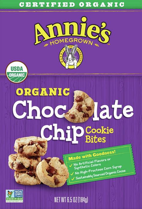 Annie's Organic Chocolate Chip Cookie Bites 6.5 oz | Shipt