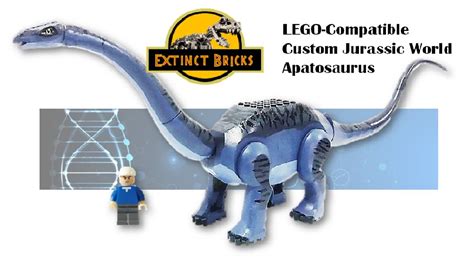 APATOSAURUS #LEGODinosaurs #LEGO #JurassicWorld Custom Jurassic World LEGO Compatible - YouTube