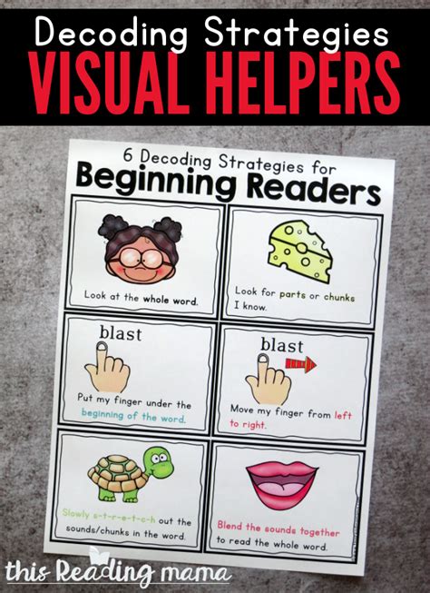 Decoding Strategies for Beginning Readers - This Reading Mama