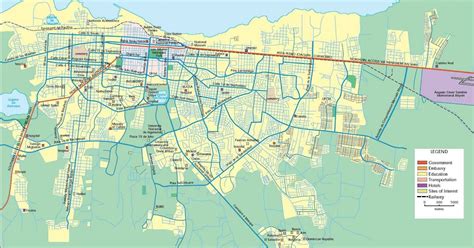 Mapa De Managua Nicaragua