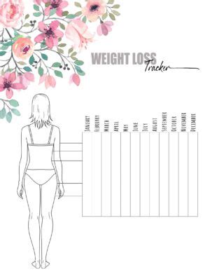 FREE Weight Loss Tracker Printable | Customize before you Print