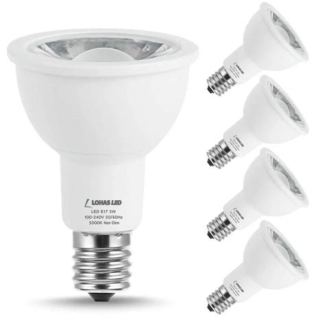 R14 LED Bulb E17 Reflector LED 40W Light Bulbs Daylight 5000k/550lm for Reading,Cabinet ...