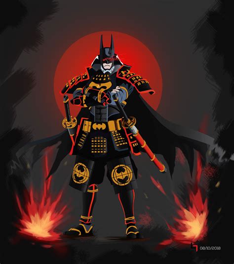 Batman Ninja Samurai Fun Art | Trajes de batman, Arte batman, Cómics de ...