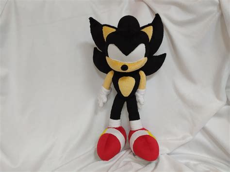 This is a sample of the plush Dark Super Sonic | Etsy