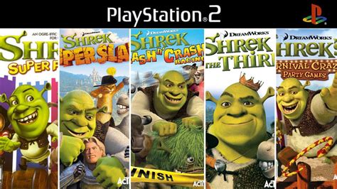 Shrek Games for PS2 - YouTube