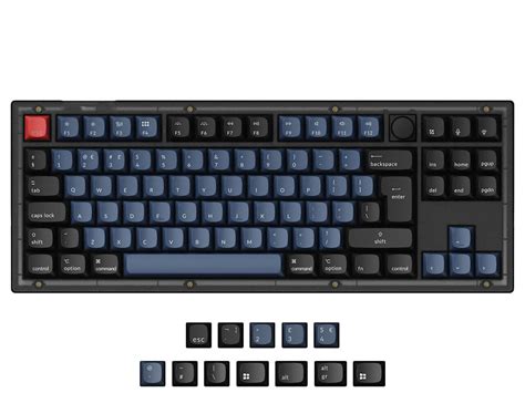 UK Keychron V3 QMK RGB Tactile Mac/PC Frosted Black Custom Keyboard ...