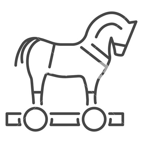 Trojan Horse Icon at Vectorified.com | Collection of Trojan Horse Icon ...