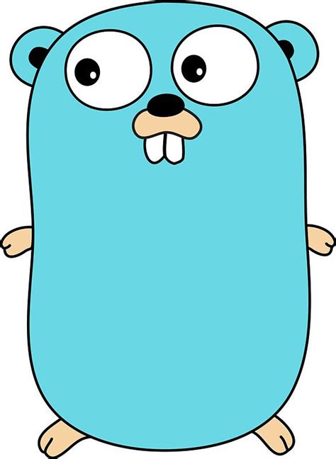 'Golang Gopher' Sticker by zoerab | Vector logo, Art design, Gopher